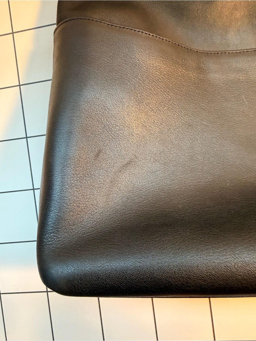 Vintage Coach 9058 Legacy Hobo zip purse black leather - Picture 8 of 11